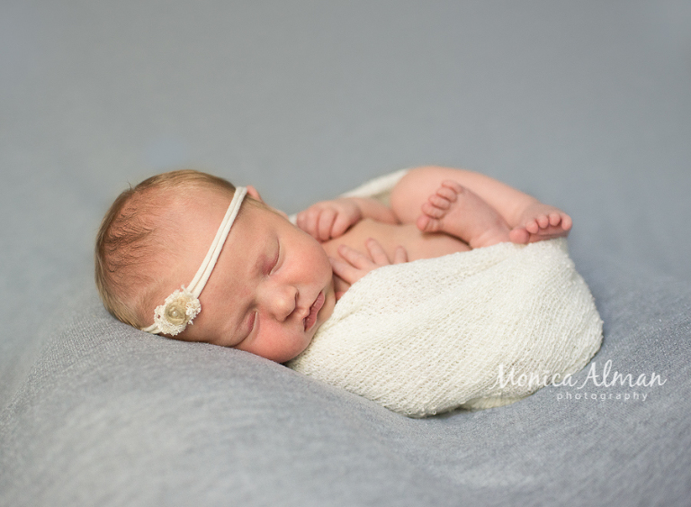 In-Home-Newborn-Photography-Session-Girl-Wrapped-In-Blanket-6