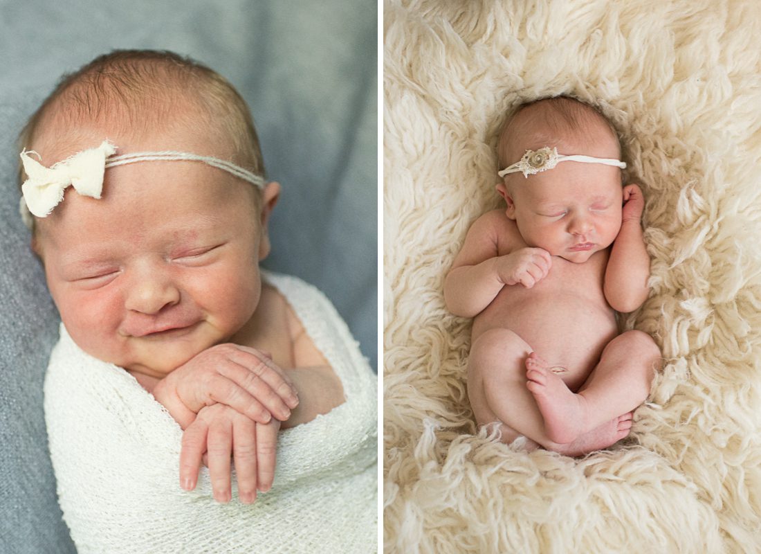 In-Home-Newborn-Photography-Session-Baby-Girl-Cream-Blanket-Photo3