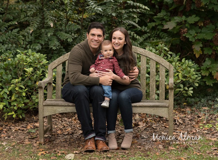 Nine Month Old Session family of 3 photo