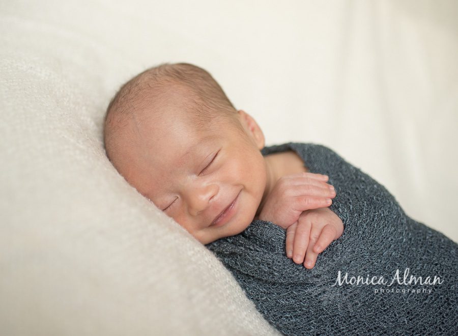 Twin Baby Boys Smiling Photo