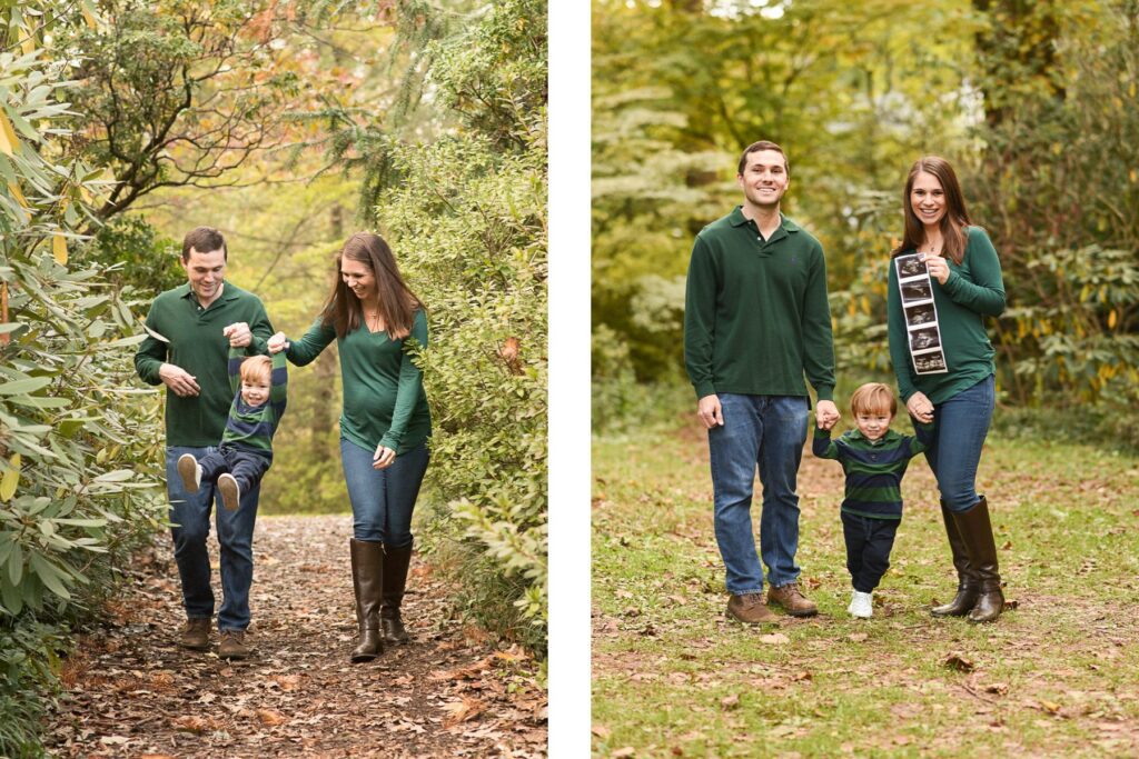 Two-year-old-session-walking-with-parents-photo