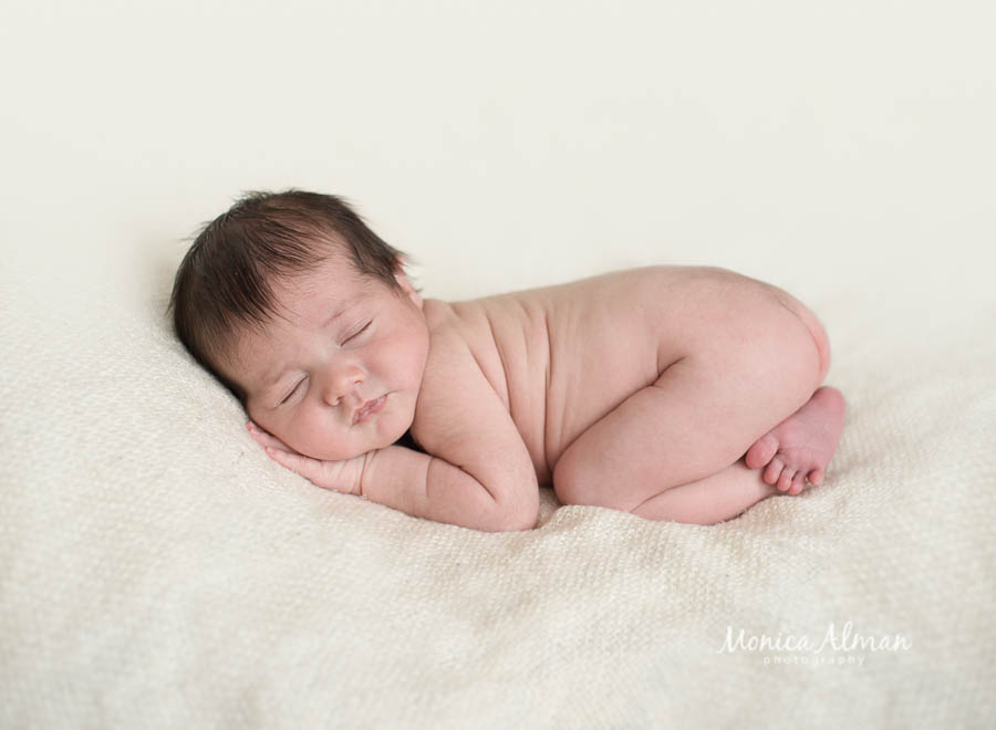 Gaithersburg Baby Photographer Sleeping Posed Newborn Photo