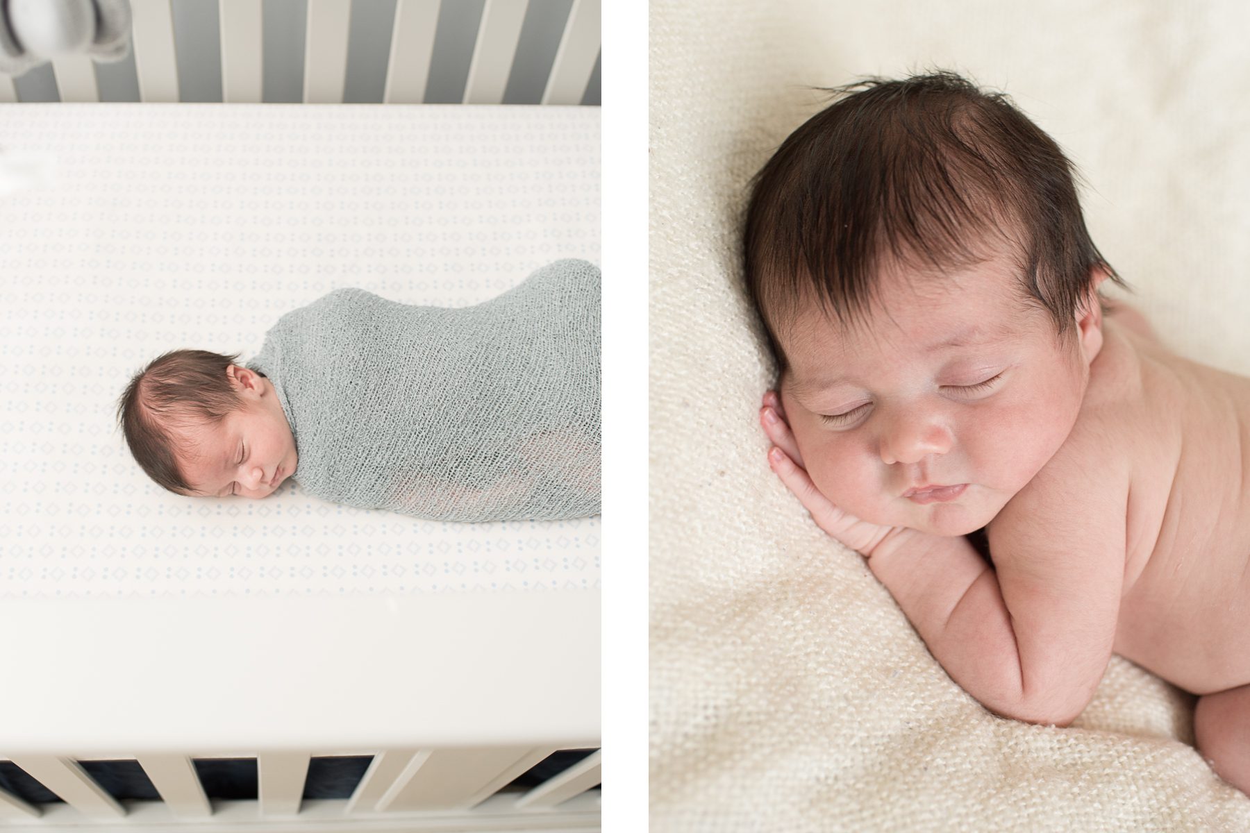 Gaithersburg-Baby-Photographer In Crib Photo