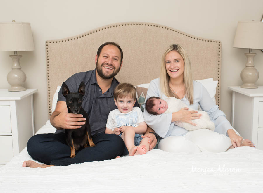 Gaithersburg Baby Photographer Family With Dog Photo