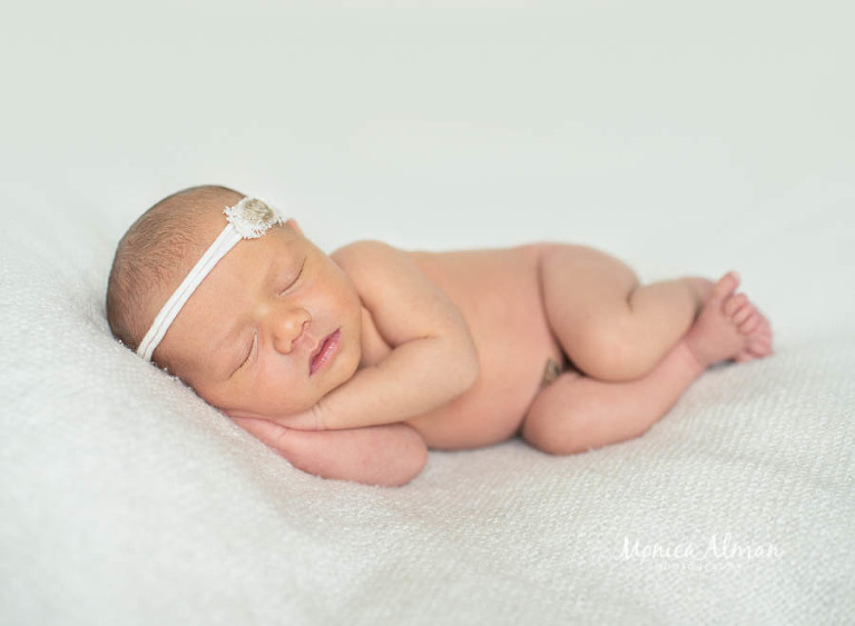 Bethesda Newborn Photographer Sweet Sleepy Baby Photo