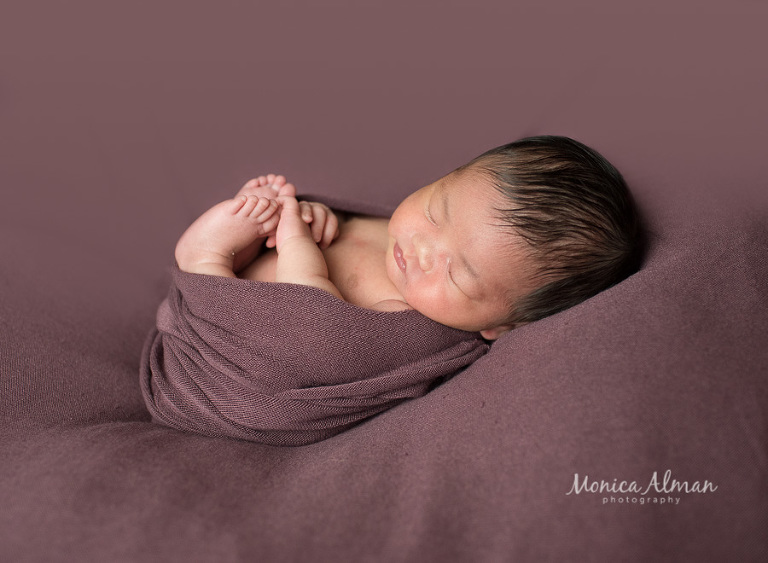 Newborn Photography Session baby posed photo