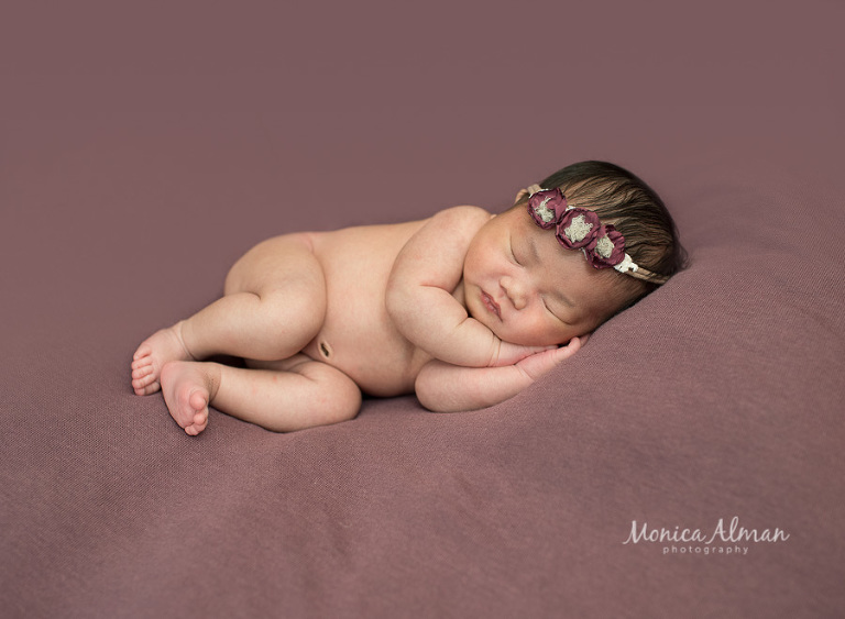Newborn Photography Session sleeping baby photo