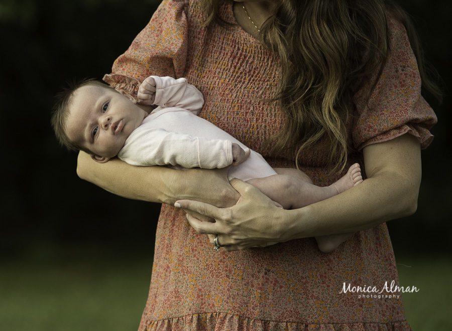 Gaithersburg Maryland Newborn Photos Mom Holding Baby 