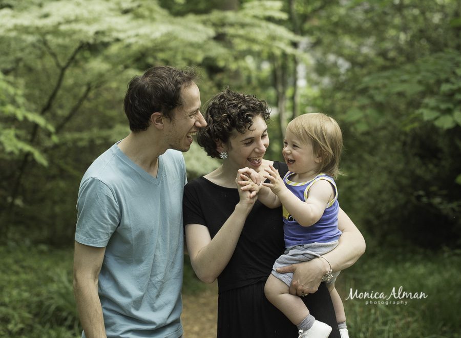 1 year old portraits playing