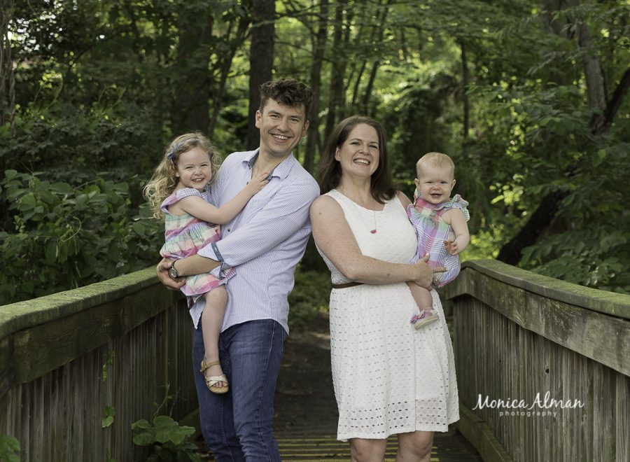 outdoor cake smash happy family photo