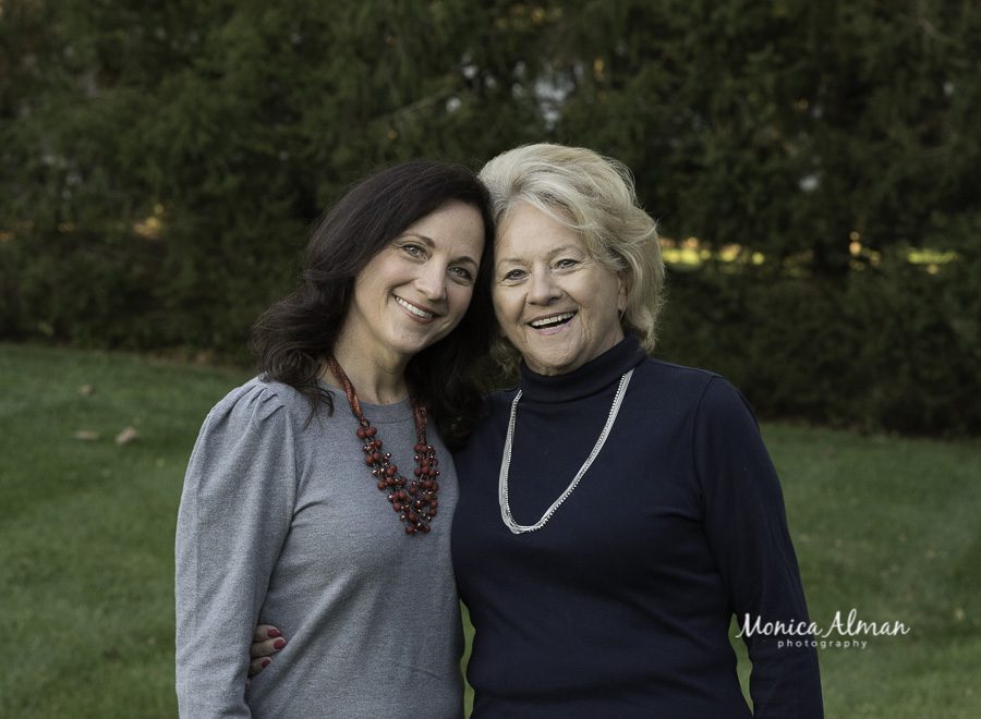 Grandma and mom family photos Maryland