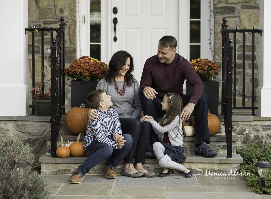 Fall family candid photos at home