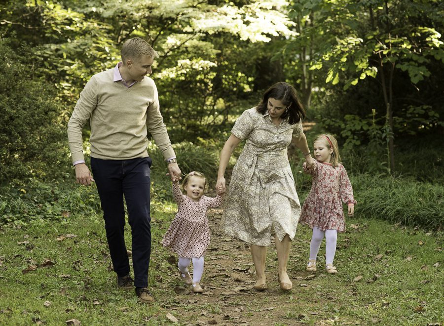 Bethesda family walking photo