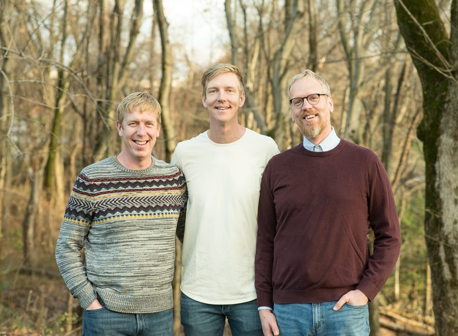 Photograph of adult brothers