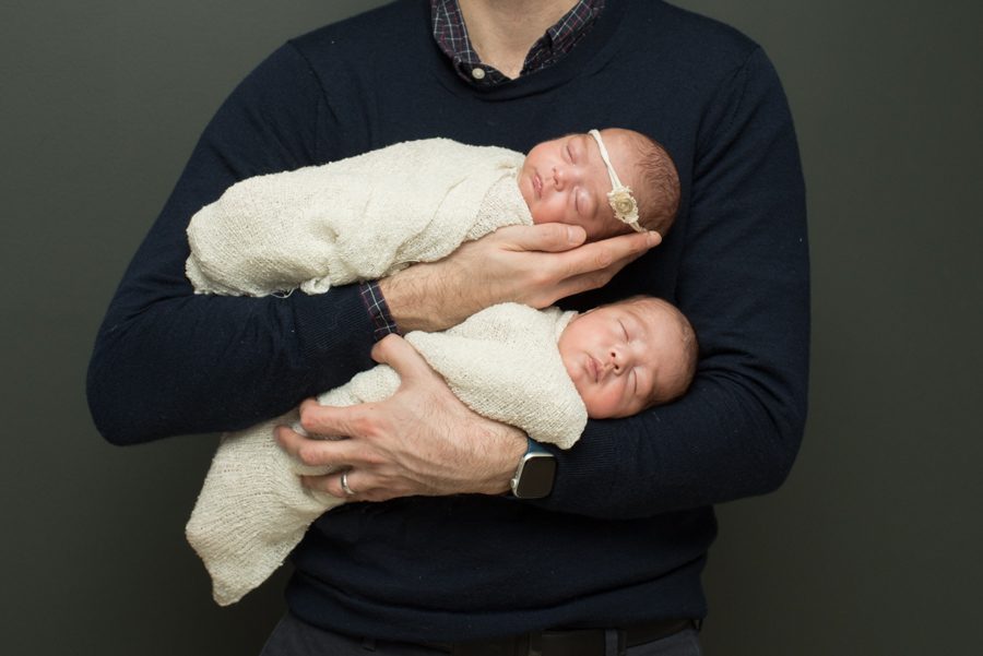 Twin baby photo