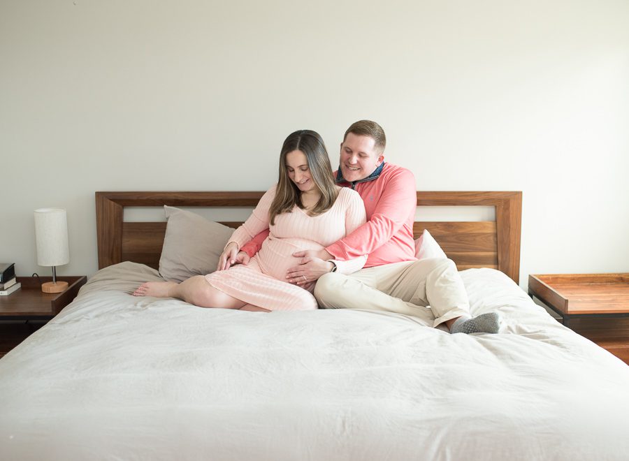 pregnant mom and dad photo