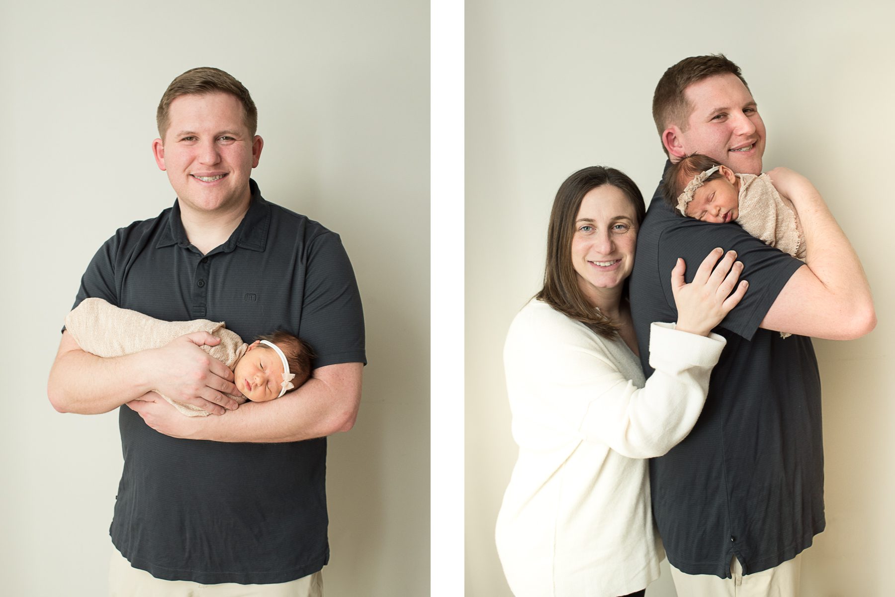 family photos holding newborn baby