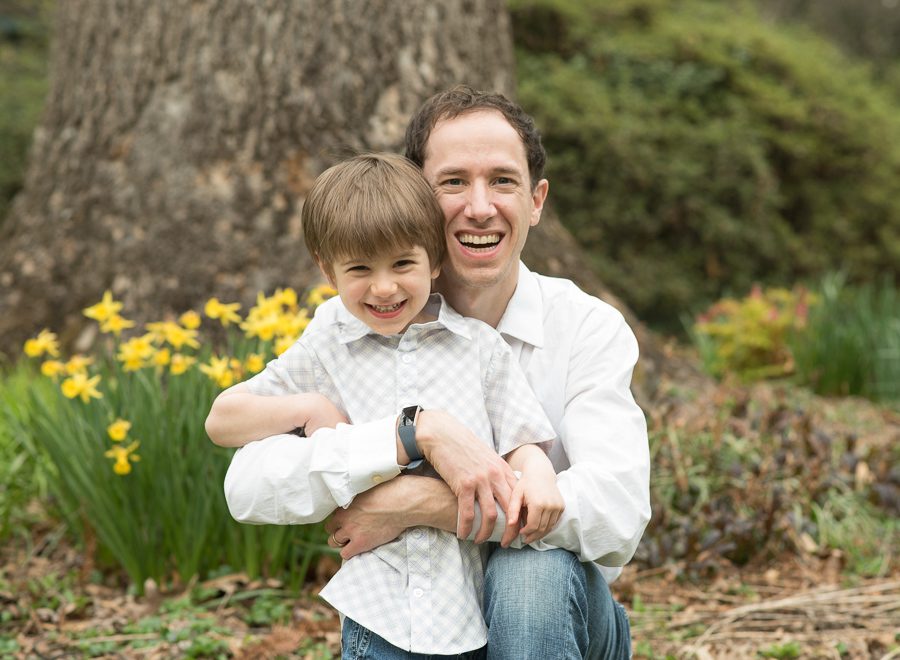 Dad with his son photo