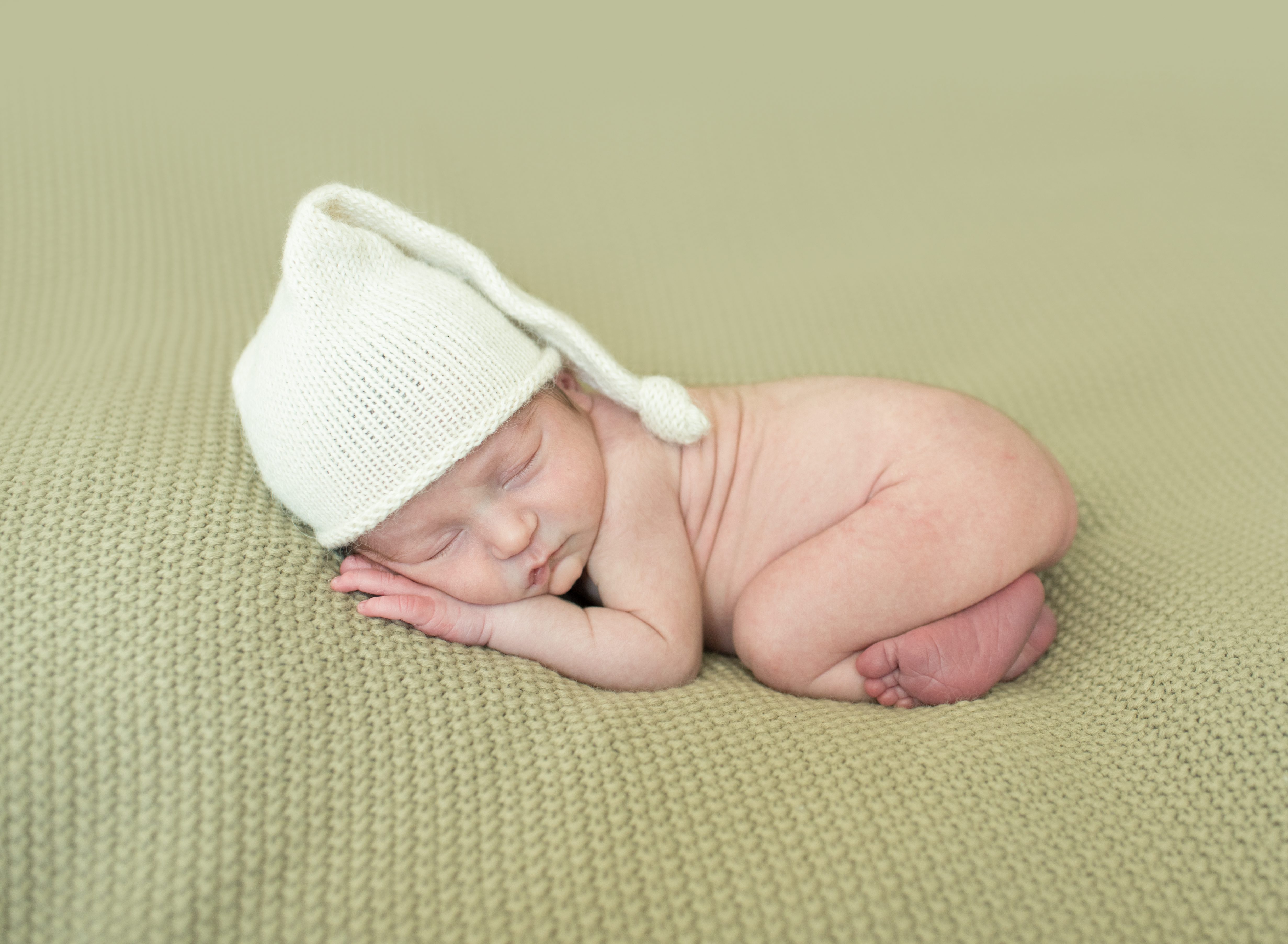 newborn baby at portrait session