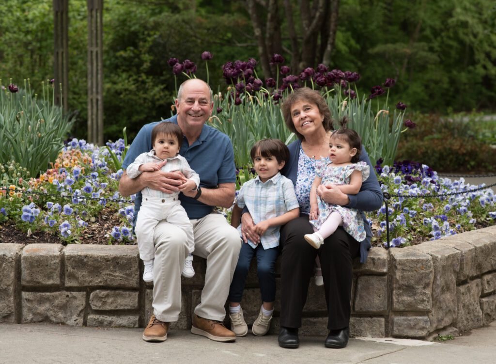 grandparents with grandkids photo